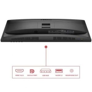 Monitor Profesional AOC Q27E4CV 27"/ QHD/ Multimedia/ Regulable en altura/ Negro