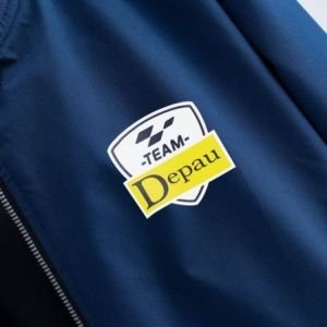 Chaqueta Team Depau para Hombre/ Talla L/ Tejido Soft Shell repelente al agua/ Forro Interior de Tejido Polar