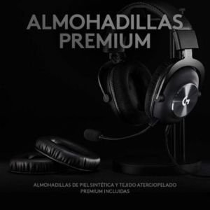 Auriculares Gaming con Micrófono Logitech G Pro X/ Jack 3.5/ USB/ Negros