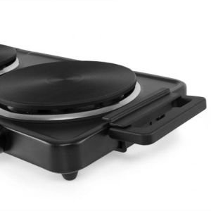 Cocina Eléctrica Orbegozo PE2855/ 2 placas 155 y 185mm/ 1000W - 1500W