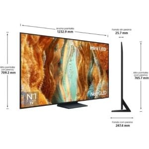 Televisor Samsung Neo QLED QN73F TQ55QN73FAT 55"/ Ultra HD 4K/ Smart TV/ WiFi