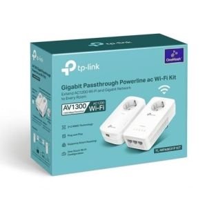 Adaptador Powerline TP-Link TL-WPA8631P 1300Mbps/ Alcance 300m/ Pack de 2